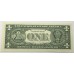 UNITED STATES OF AMERICA 2013 . ONE 1 DOLLAR BANKNOTE . PREFIX A and SUFFIX A